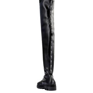 Mygrey Italian Black Over-the-Knee Women's Boots